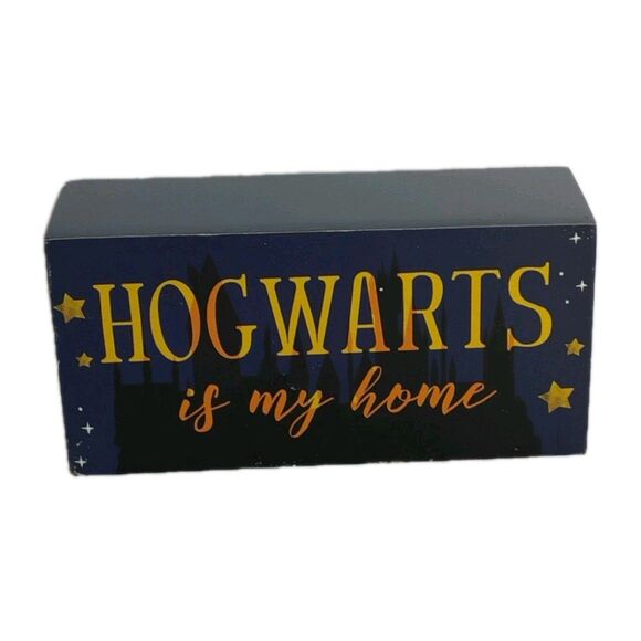 Hogwarts Is My Home Message Block, Harry Potter, Wizarding World, Paper Weight - Picture 10 of 11
